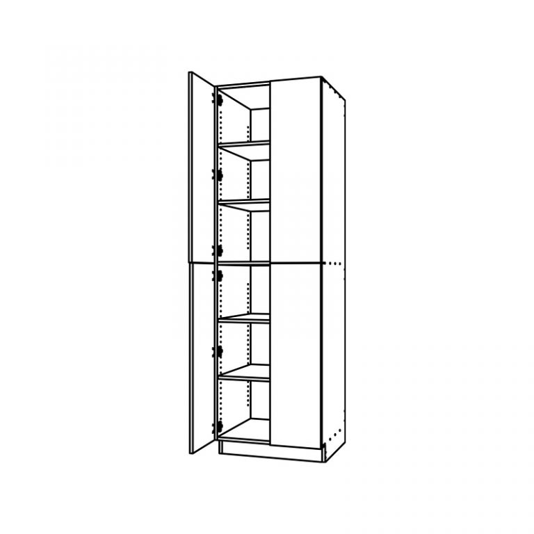 Tall Corona Millworks Doors, Drawer Boxes